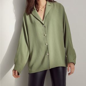 Wilfred New Flowy Button-Up from Aritzia